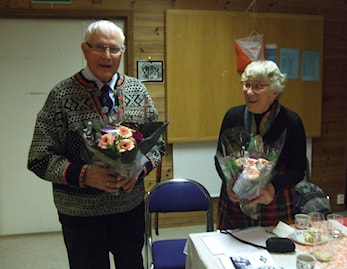 Bjørg og Ivar ble hedret for lang og verdifull innsats